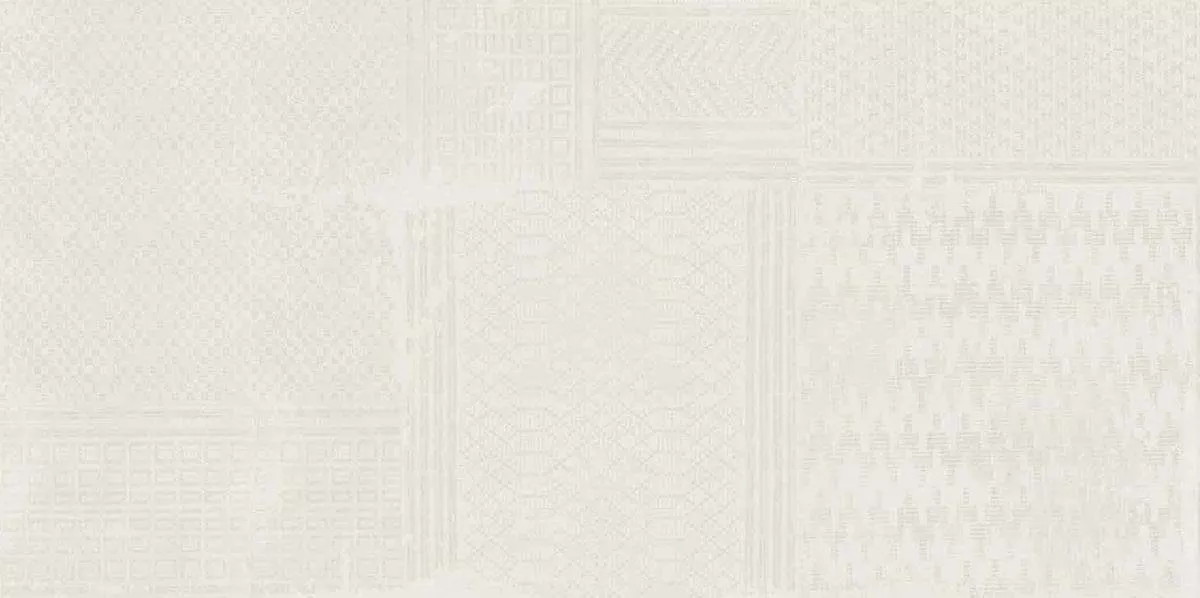 Decor Pibiones White Brushed Rect 60x120
