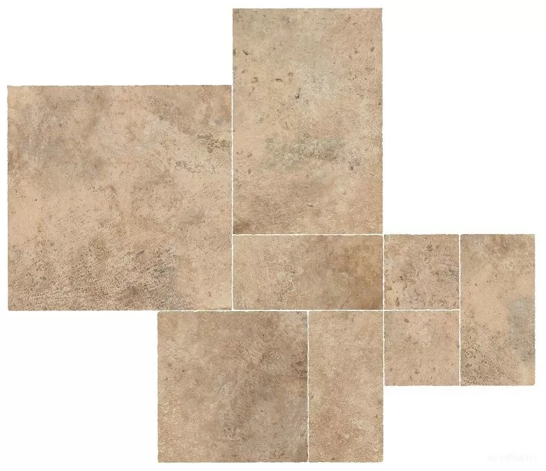 Beige Tumbled Kit Multiformato 150x175