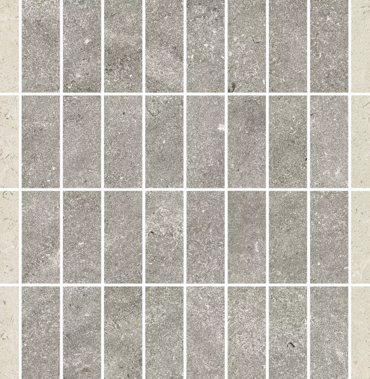 Stone Grey Mosaico Streets Nat Ret 31.3x31.3