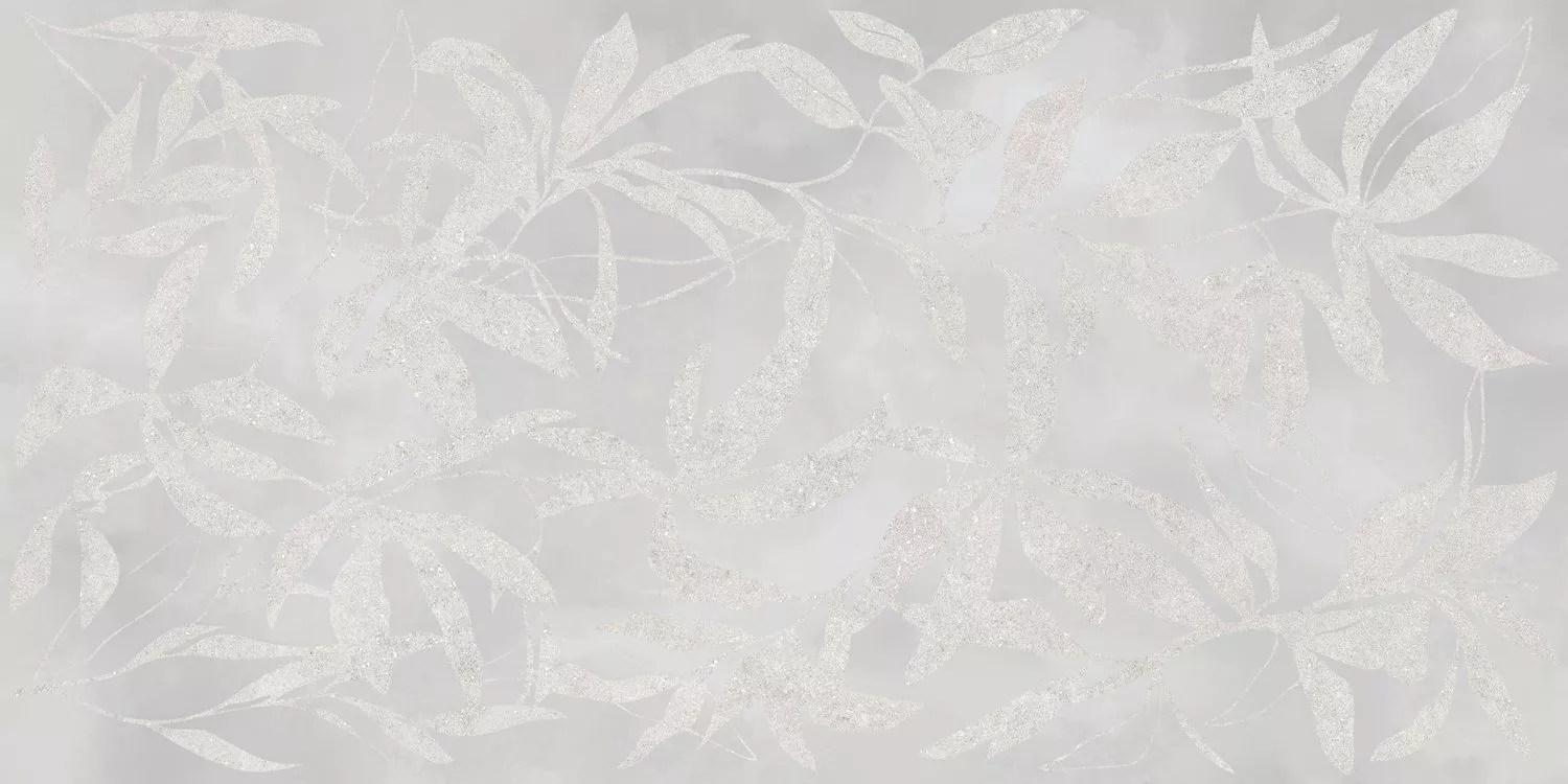 Цветы Серый Матовый 60x120