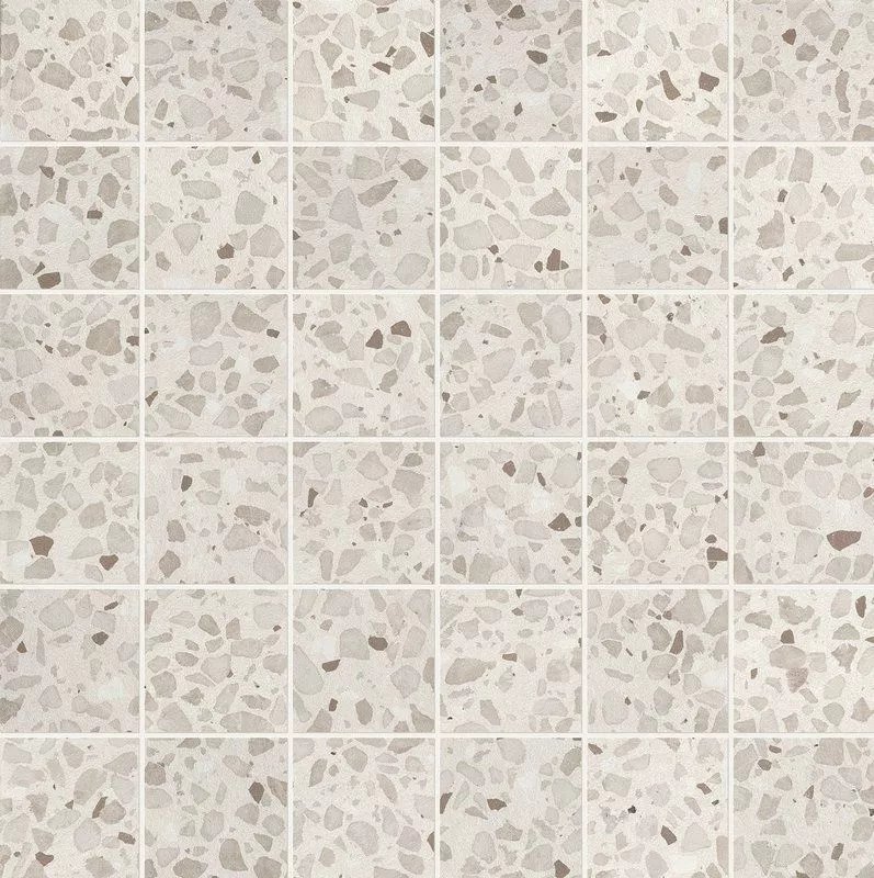 Gemme Bianco Macromosaico 30x30