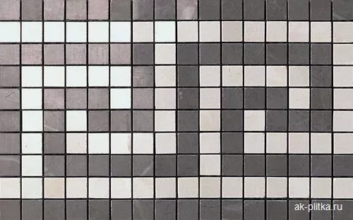 Grey Moon Greca Mosaico 18,5x30