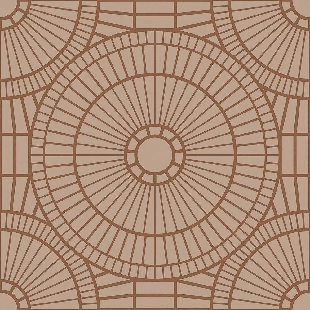 Dec. Libr. Hypnotic Owl Copper 60x60