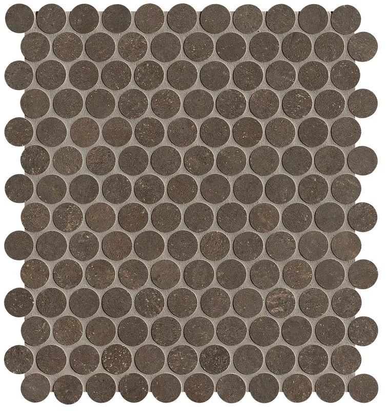 Cocoa Gres Round Mosaico Matt 29,5x35