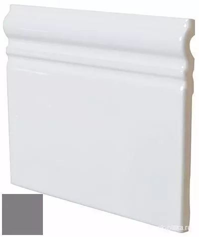 Skirting Gris oscuro Brillo 15x15