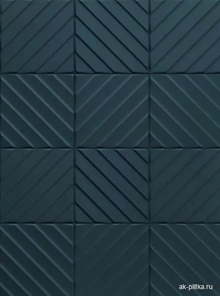 4D.Diagonal Deep Blu 20x20