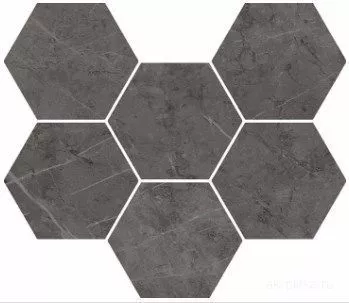 Hexagon Antracite 25x29