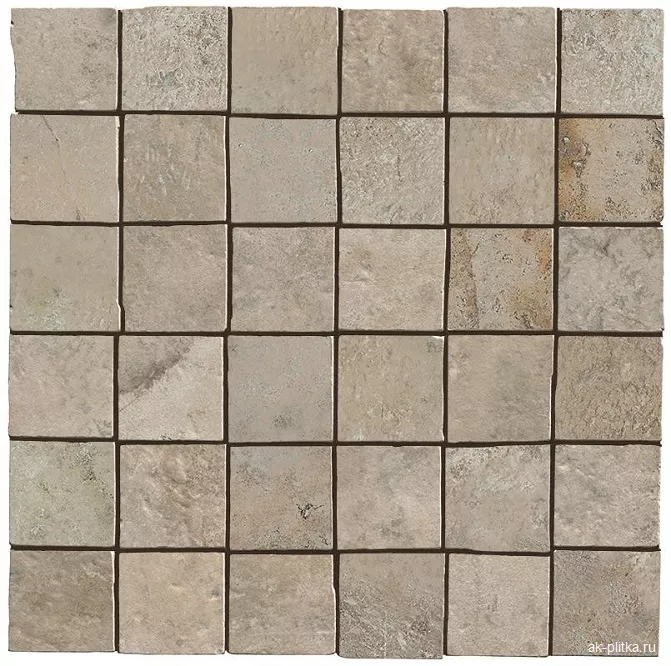 Cendre Tumbled Mosaic 30x30