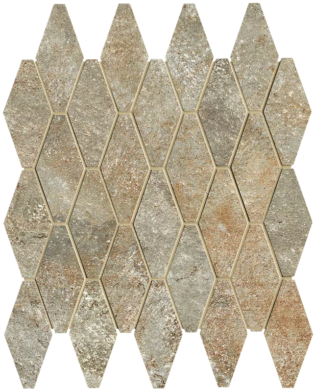 Slate Gres Rombi Mosaico Matt 31x35,5