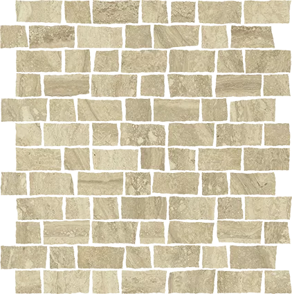 Travertino Romano Mosaico Raw 30x30