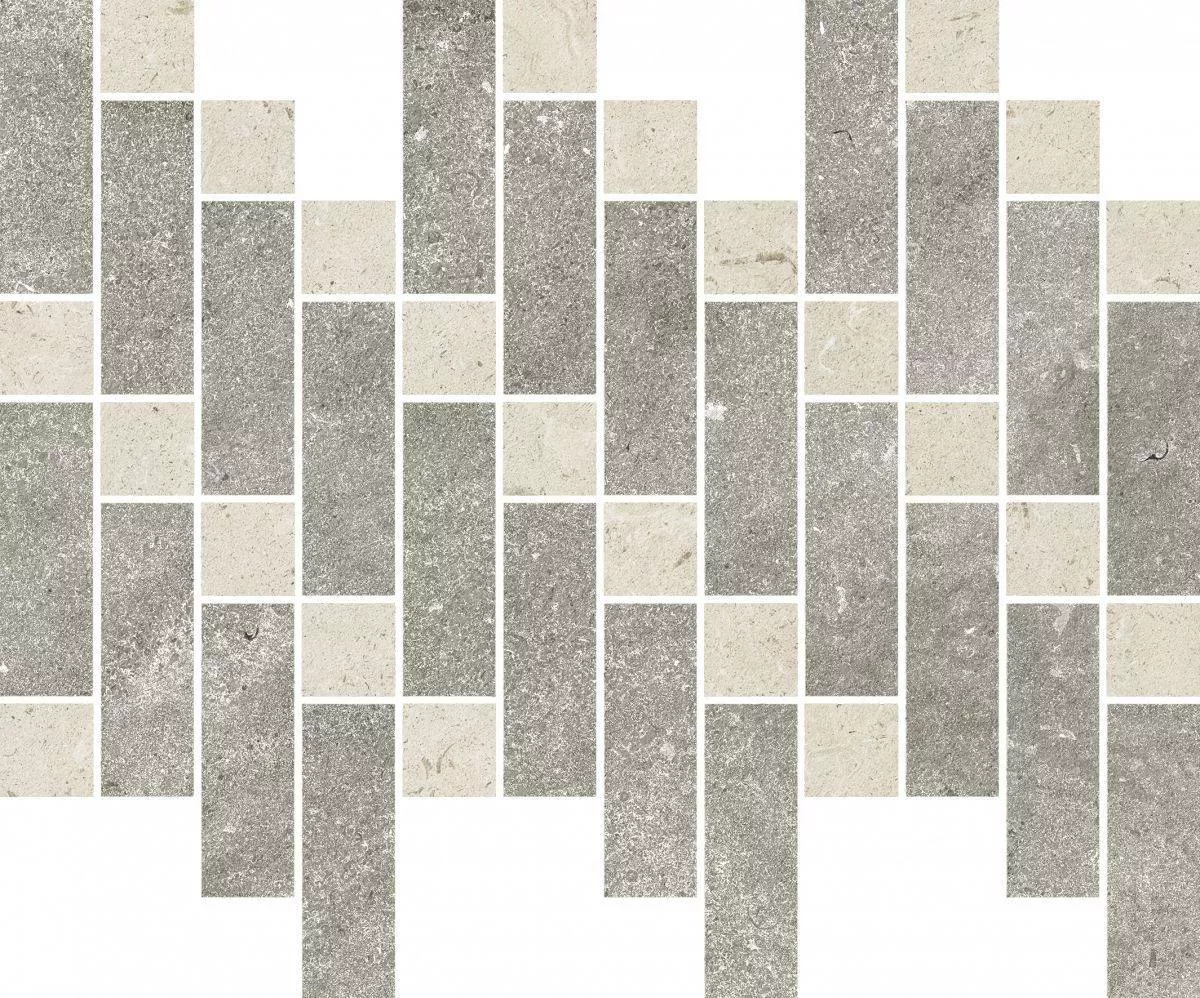 Stone Grey Mosaico Heritage Nat Ret 37.9x31.6