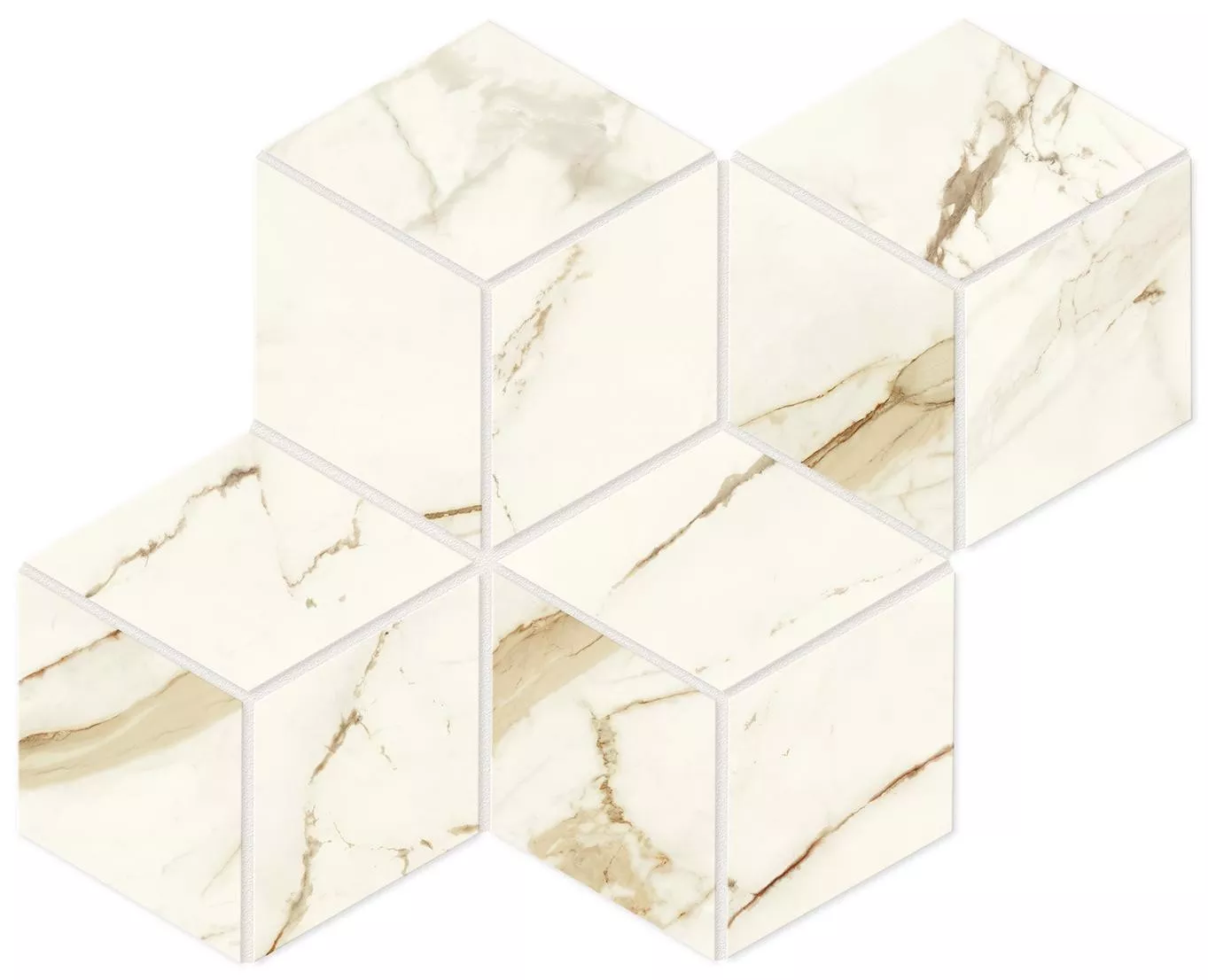 Calacatta Imperiale Esagono Polished 30x35