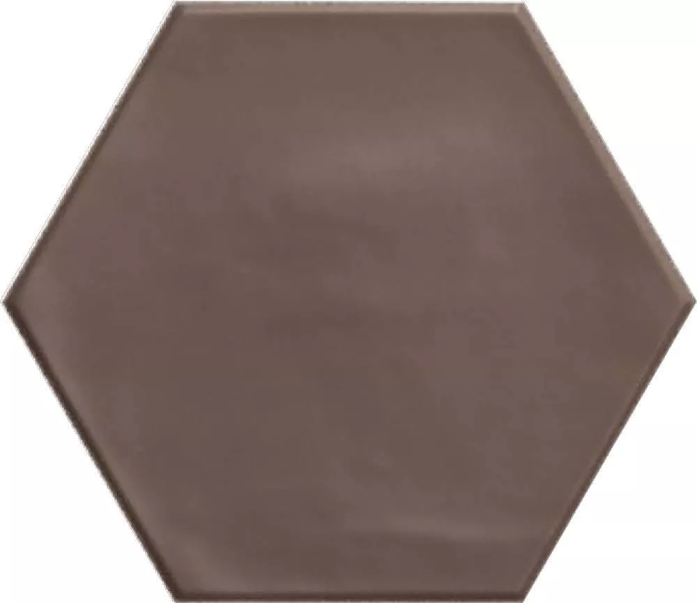 HEX BROWN MATT 15x17,3