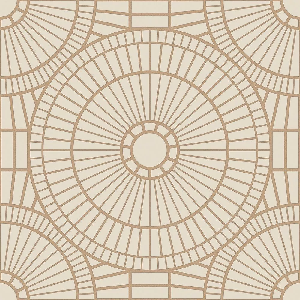 Dec. Libr. Hypnotic Owl Gold 60x60