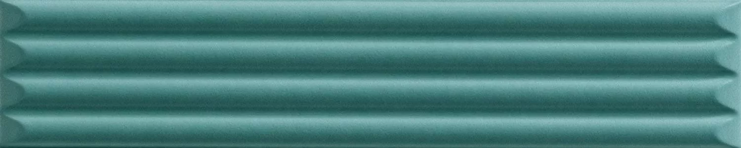 Green Cannettato Matte 25x5